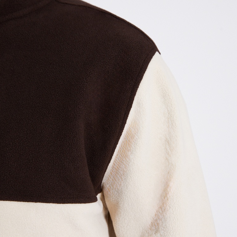 Fleece sweater "Fille" Autom Beige